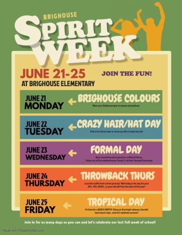 Spirit Week at Brighouse